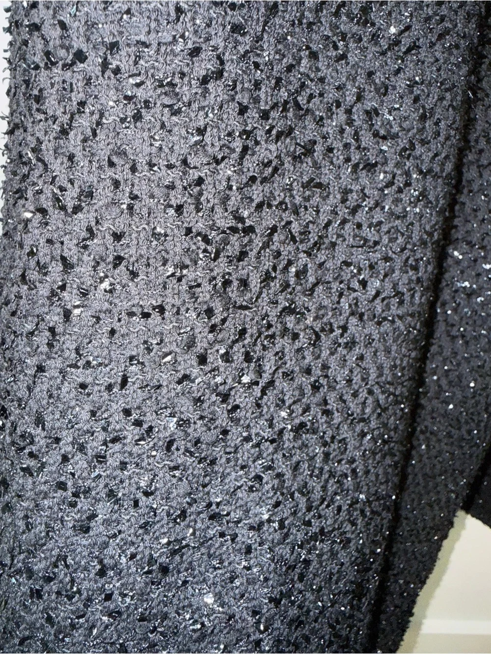 CHANEL Black Tweed Wide Leg Pants Culottes 2019 Runway